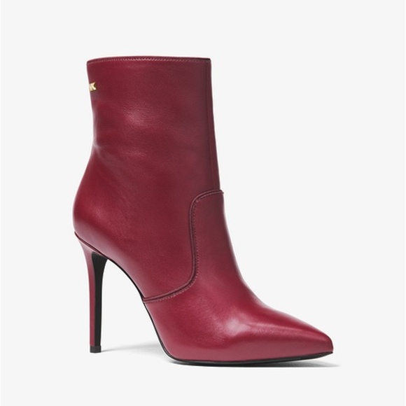Michael Kors Maroon Heeled Booties✨Brand New! - Picture 8 of 8